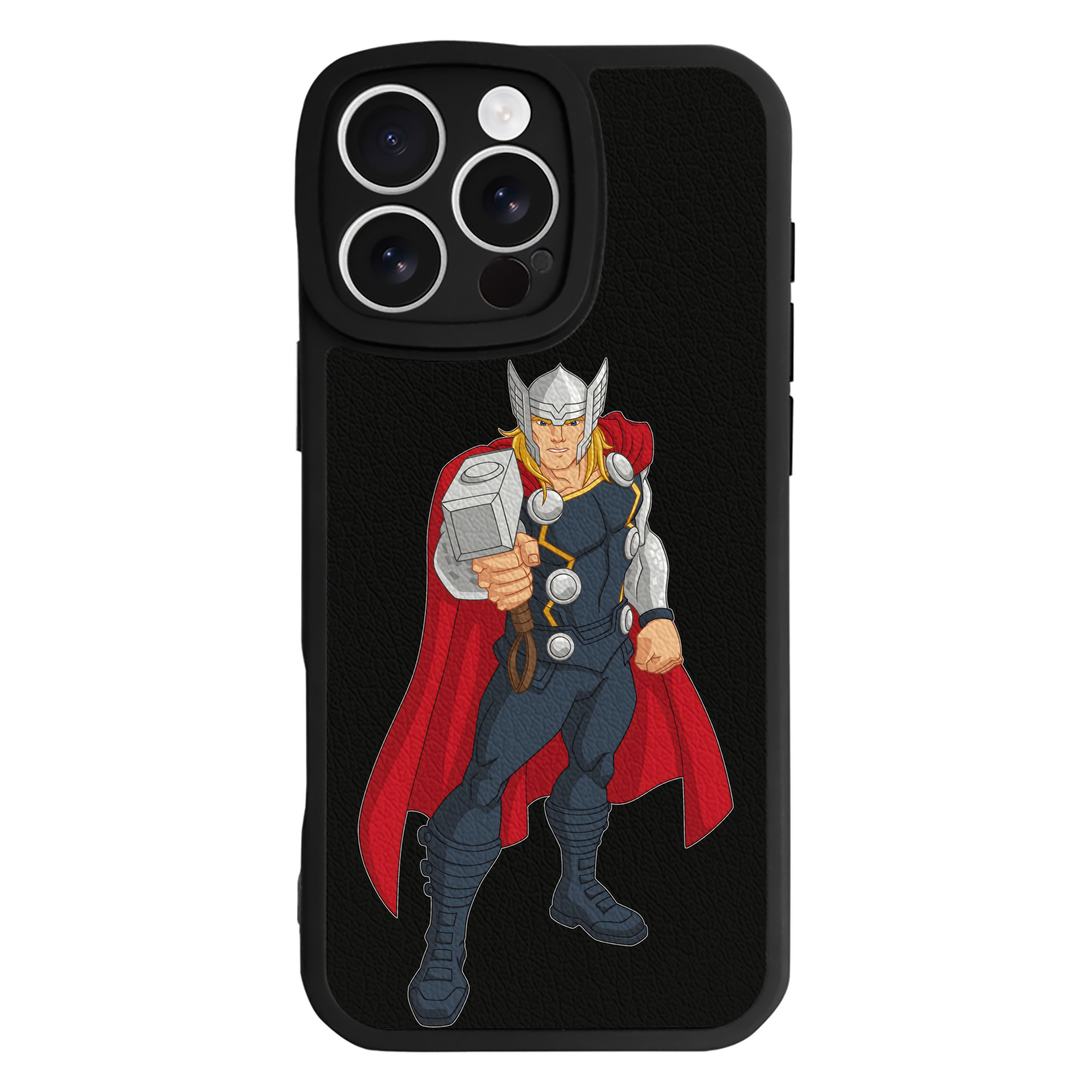 （画像用） アベンジャーズ The Avengers 【iPhone 16シリーズ対応】シリコンスマホケース（レザー調） 材質：シリコン